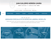 Tablet Screenshot of juanguillermoherrera.com
